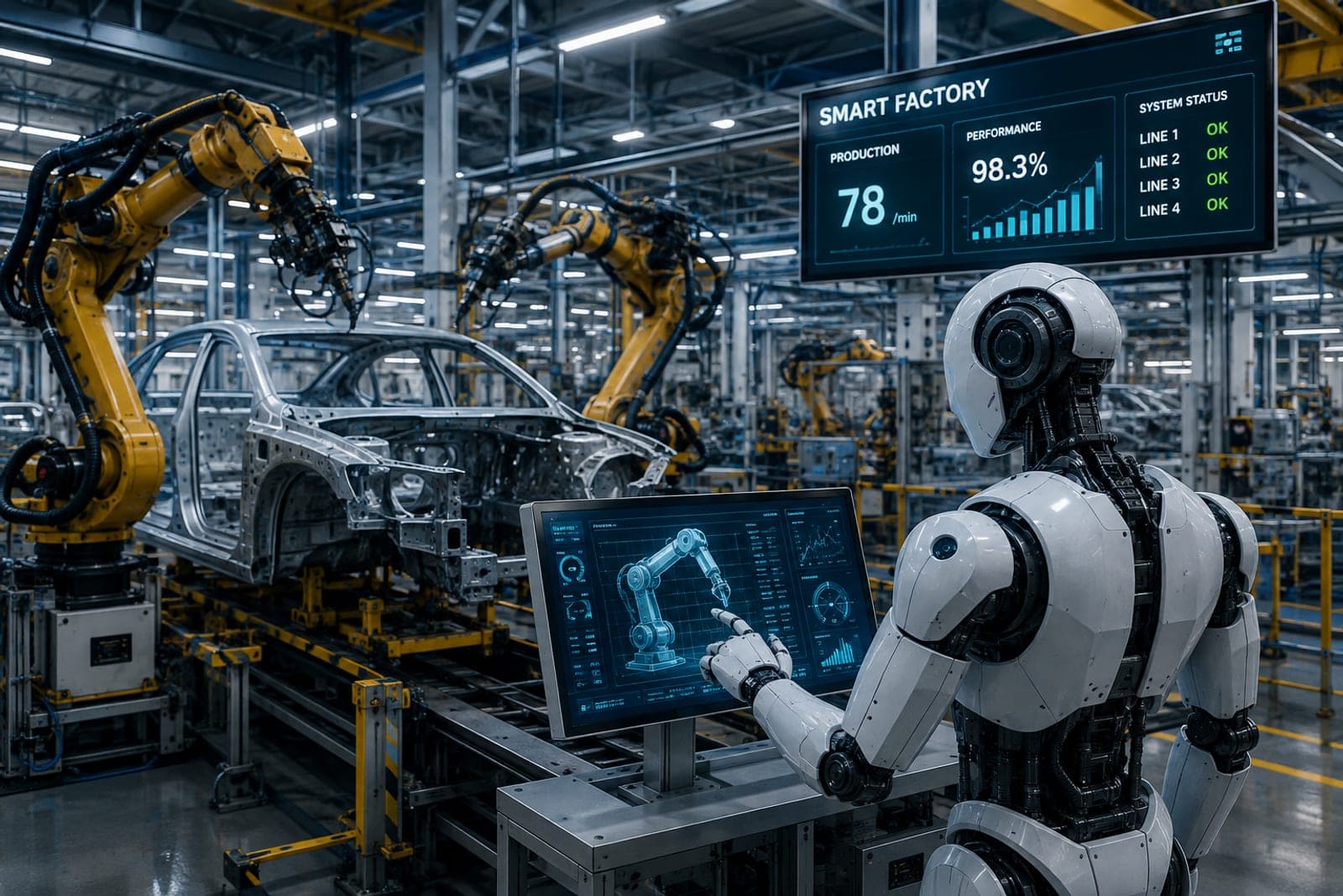 Physical AI in Manufacturing: How Smart Factories Are Being Rebuilt Around Robots
