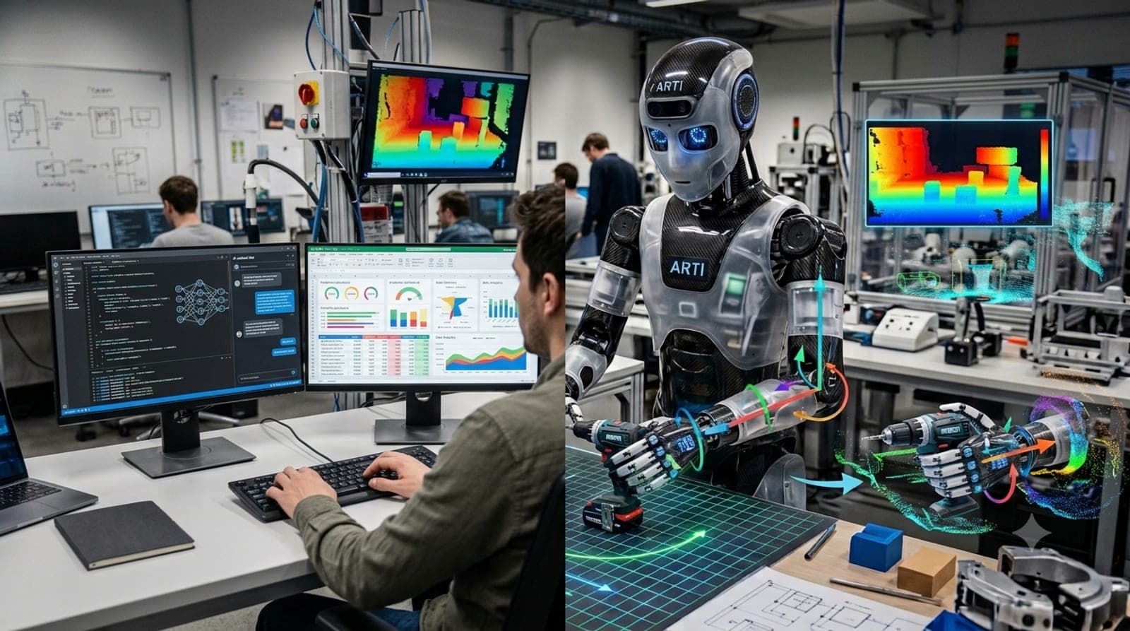 Physical AI vs Digital AI: Key Differences, Applications, and Examples
